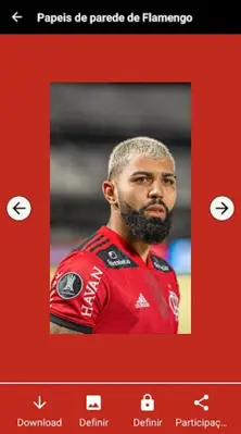 Papéis de parede do Flamengo android App screenshot 1