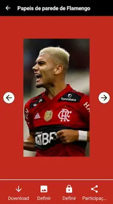 Papéis de parede do Flamengo android App screenshot 3